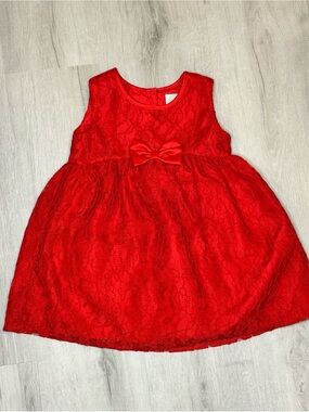 Kids dresses - 2 for $15 - Wonder Nation Red Lace Sleeveless Formal Dress